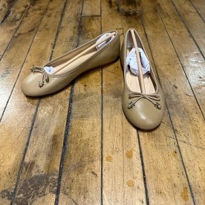 Sam Edelman Felicia Luxe ballet flats in soft beige